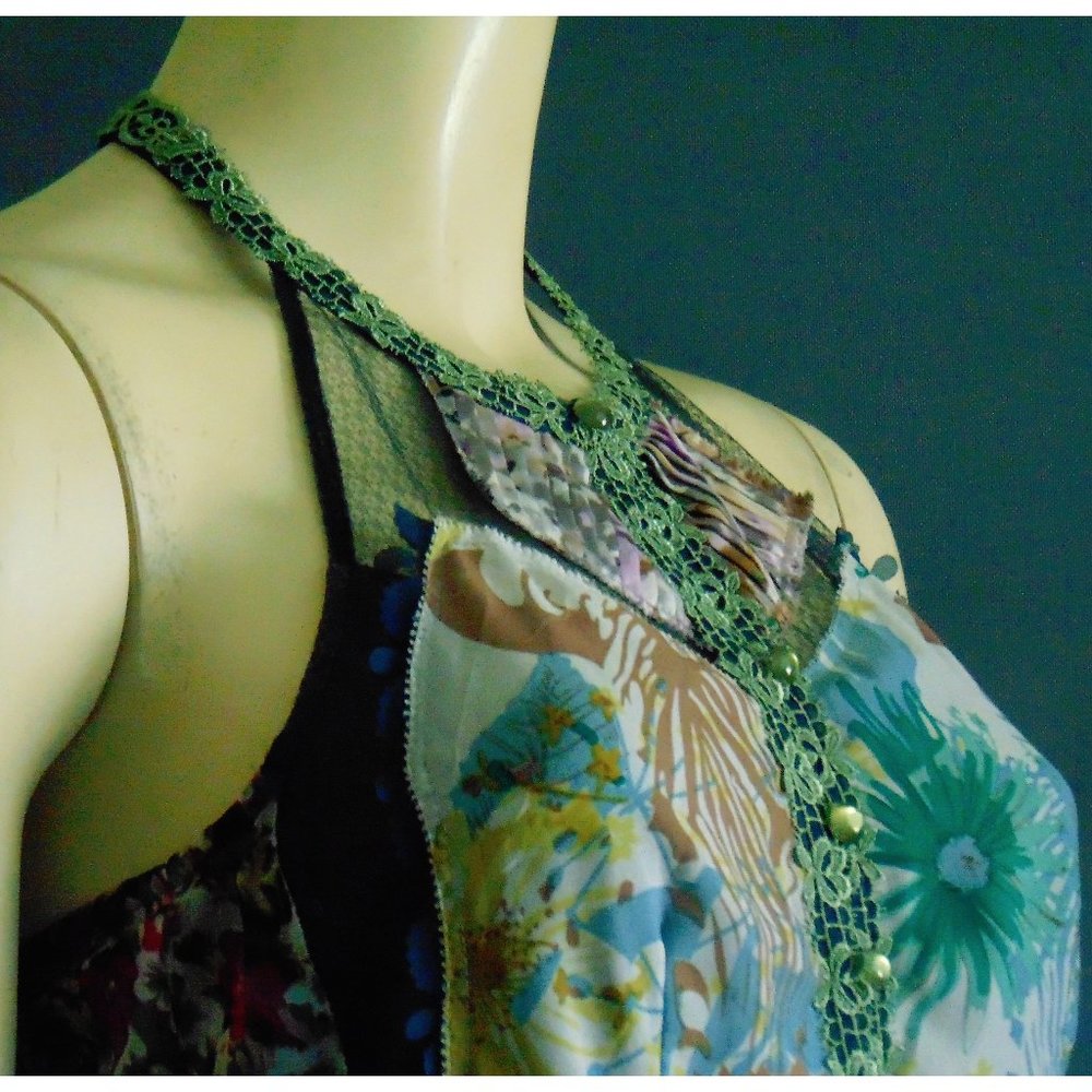 Beguile by Byron Lars Wilderflora Racerback Top 4 - Picture 5 of 13